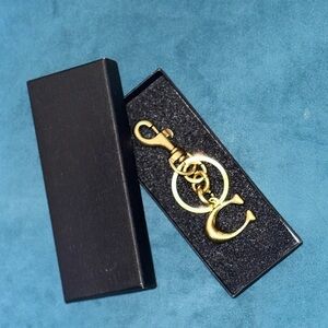 Letter “C” Bag charm - key ring / key fob
